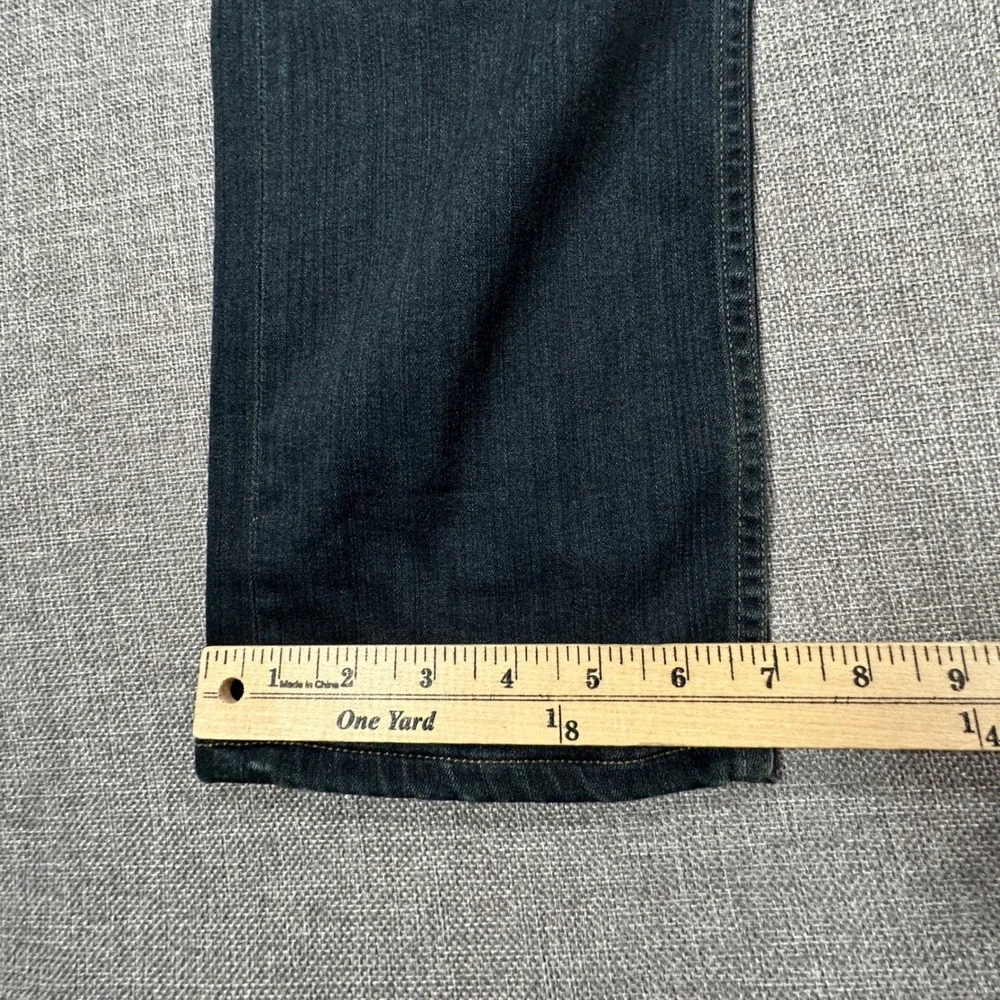 Paige Federal Slim Straight Jeans Mens 33x34 Cellar Indigo Stretch Made in USA